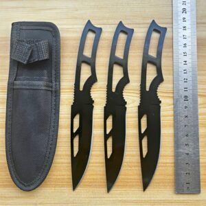 Practice Throwing Knife Set YF096 – 3-Piece, Black