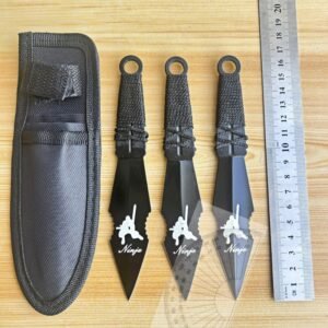 Practice Throwing Knife Set YF069 – 3-Piece, Black
